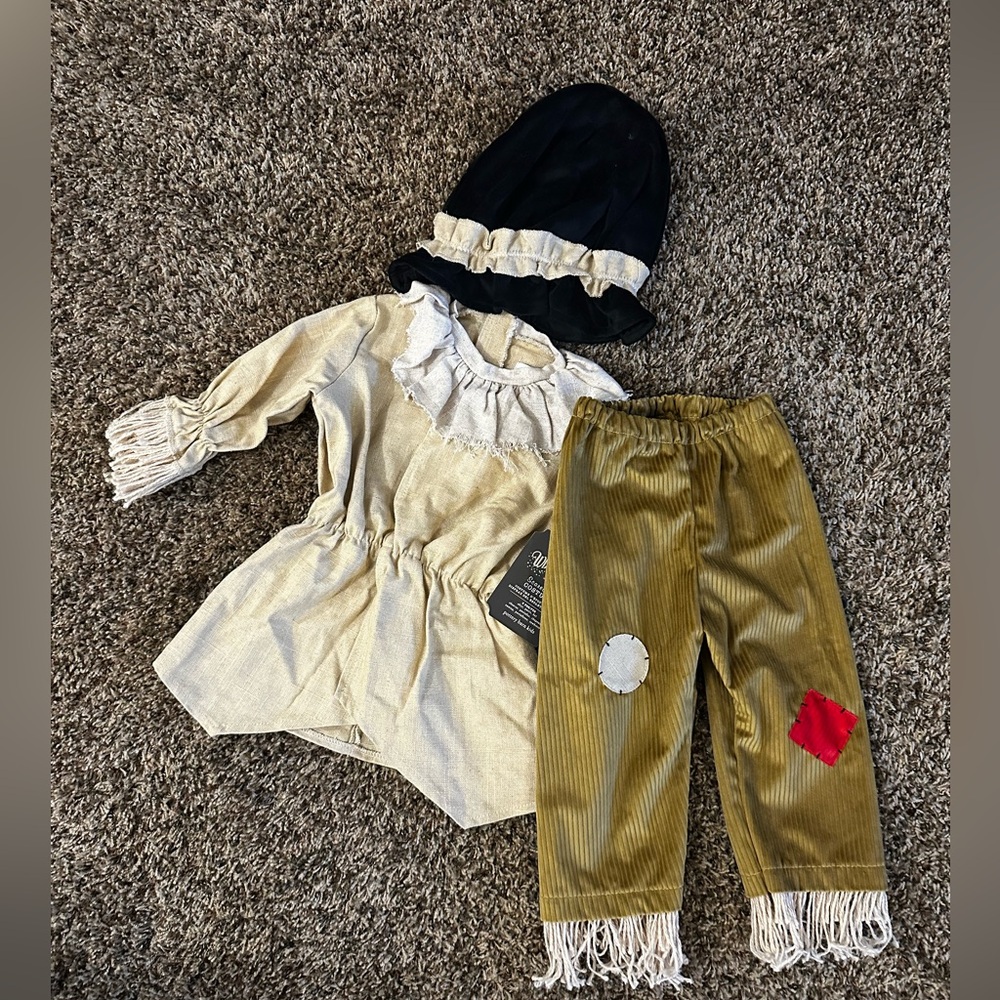 Wizard of Oz Kids Scarecrow Costume - PBK - Picture 11 of 13
